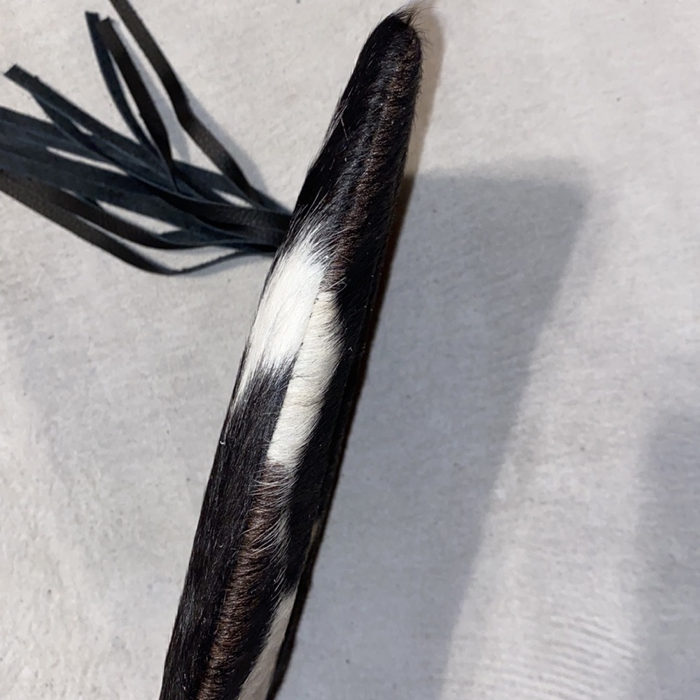 New Handmade Real Cowhide Wristlet Clutch Wallet Double Side Hair On#5543 - Picture 6 of 6